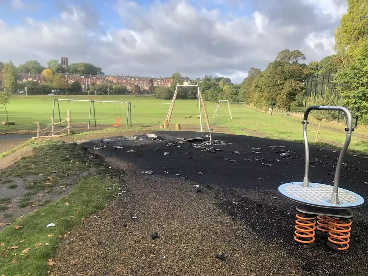 'This is not fair to the kids of Armley' - Defiant parents set up fundraiser to replace fire-ruined play equipment