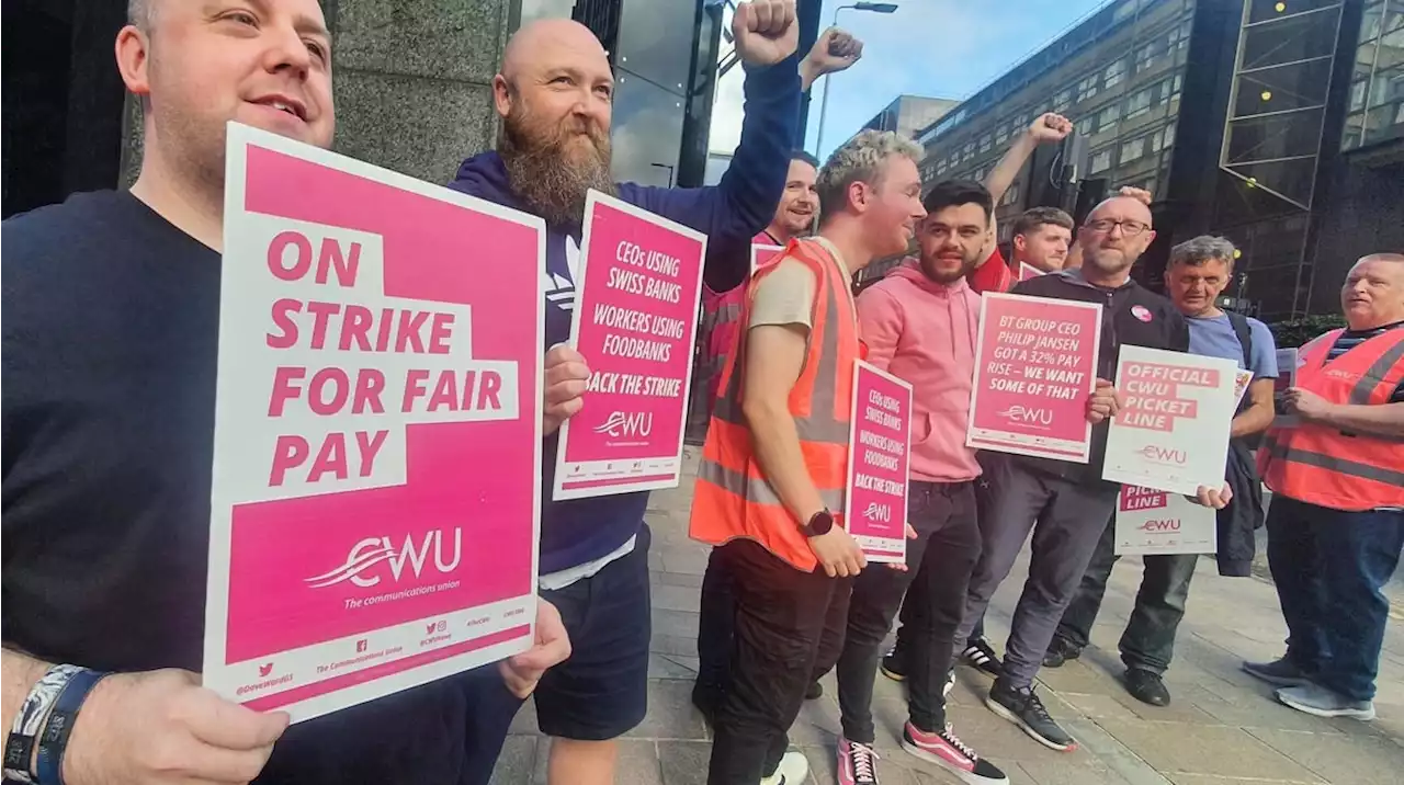 CWU October strikes: over 40,000 BT and Openreach staff take industrial action