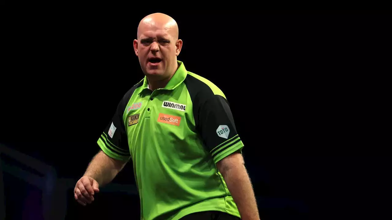 Van Gerwen bereikt kwartfinales World Grand Prix na moeizame zege op Bunting