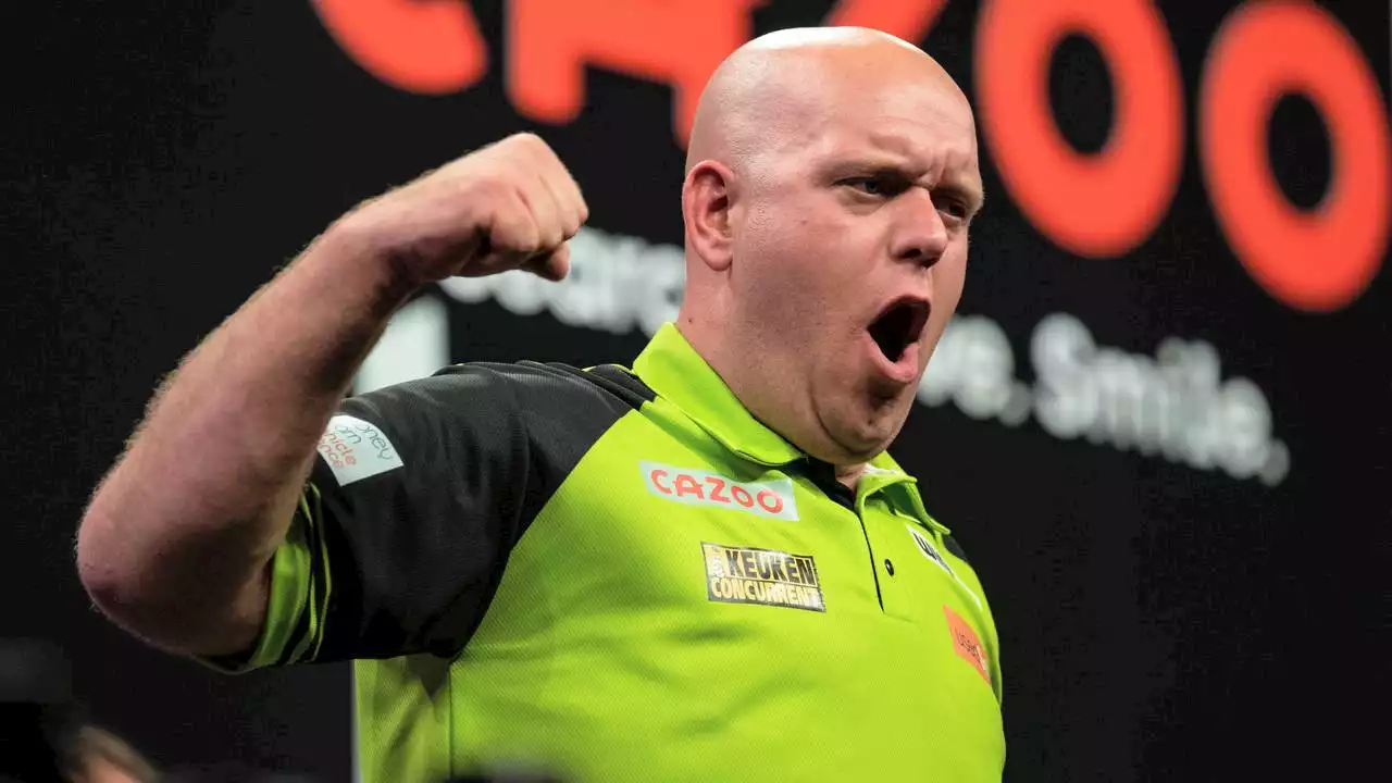 Michael van Gerwen worstelt zich naar kwartfinale World Grand Prix