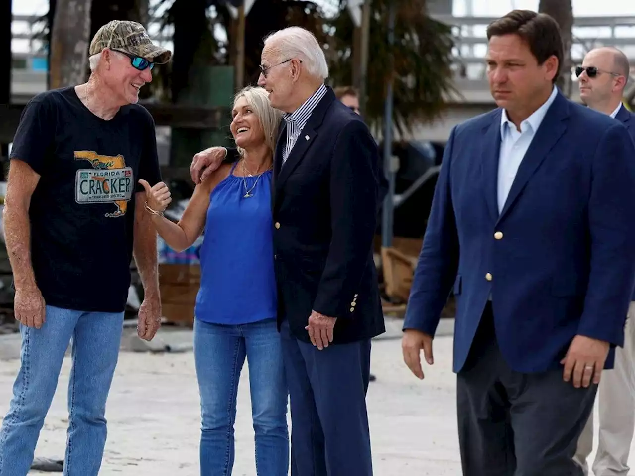 Biden, Florida's DeSantis work 'hand-in-glove' on Hurricane Ian recovery