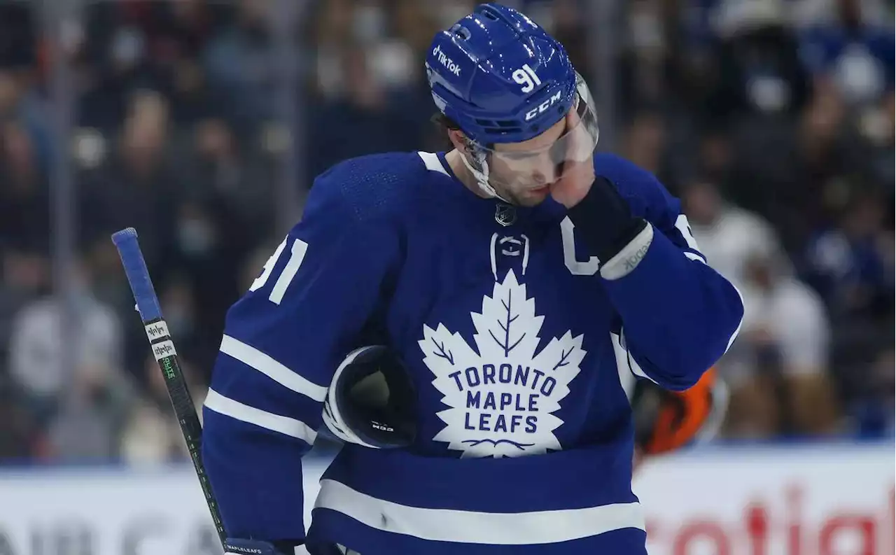 Leafs captain John Tavares skates, still a possibility for opening night