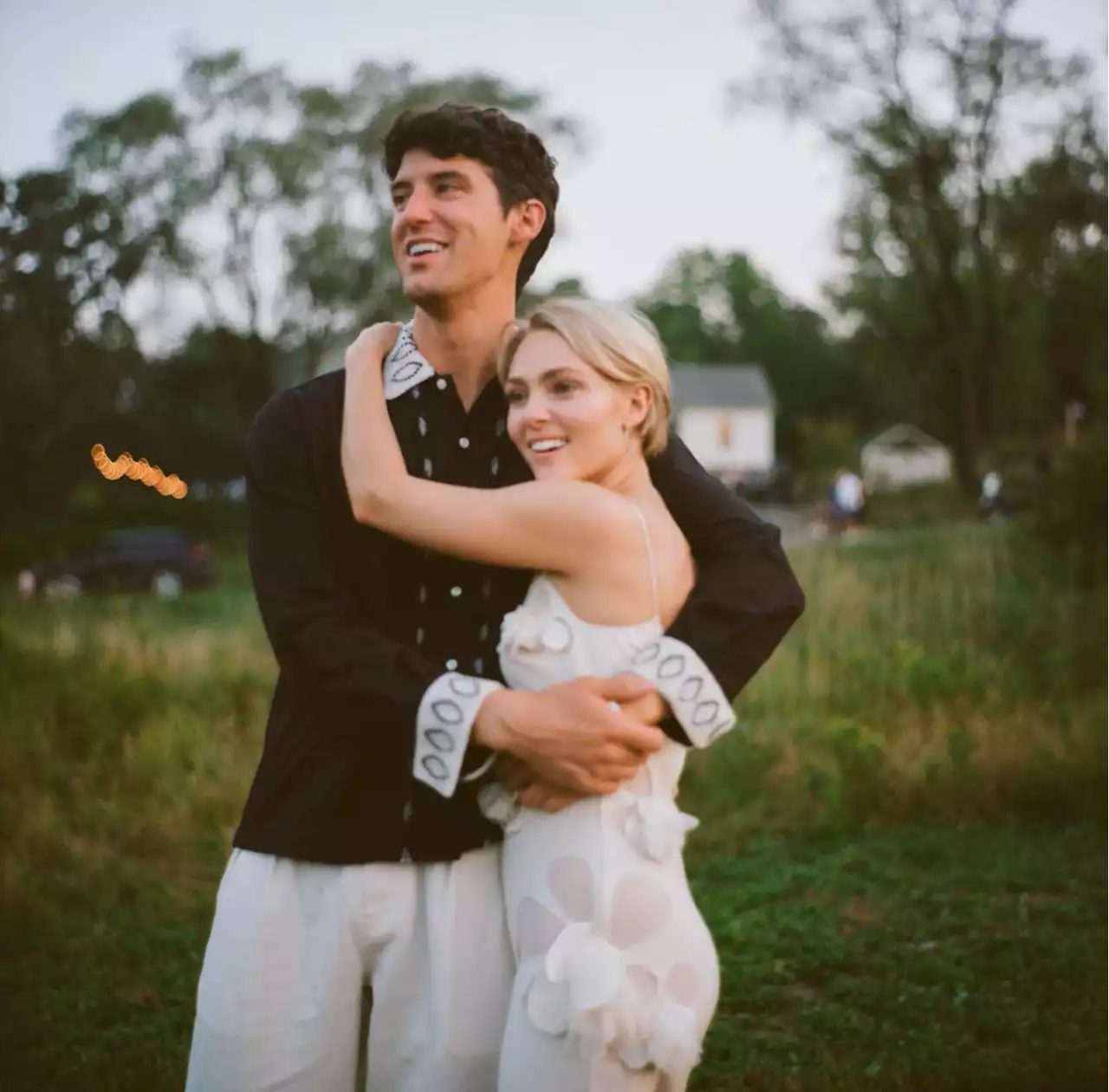 AnnaSophia Robb Wore Danielle Frankel to Wed Trevor Paul Under a Harvest Moon