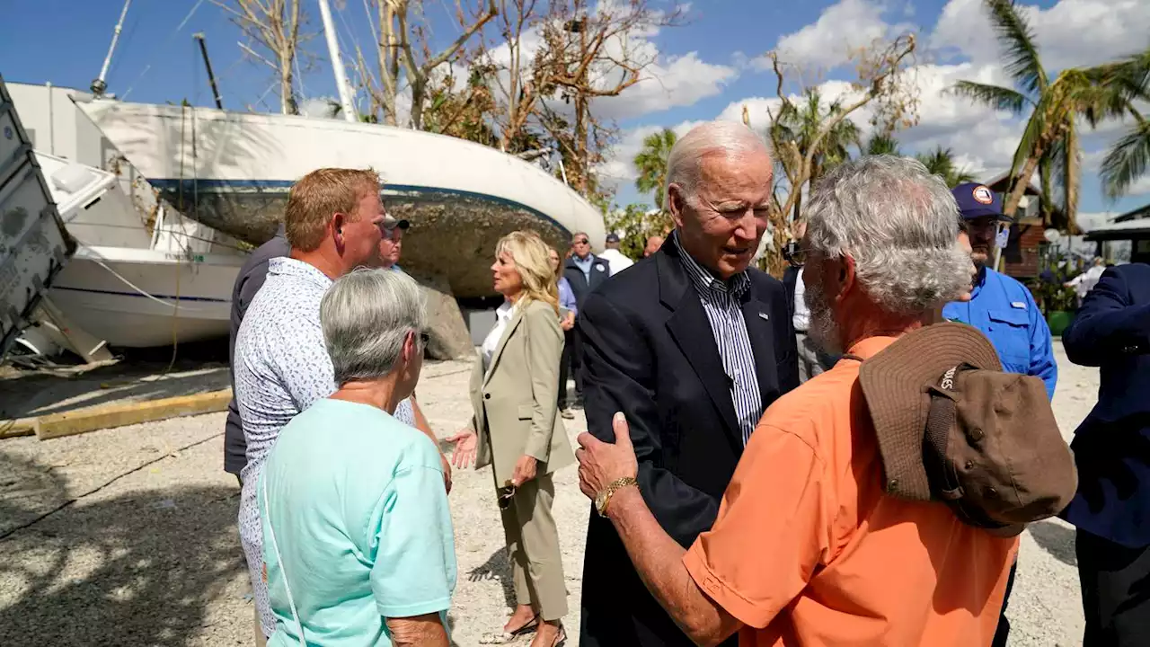 Biden and DeSantis join together in Ian recovery effort