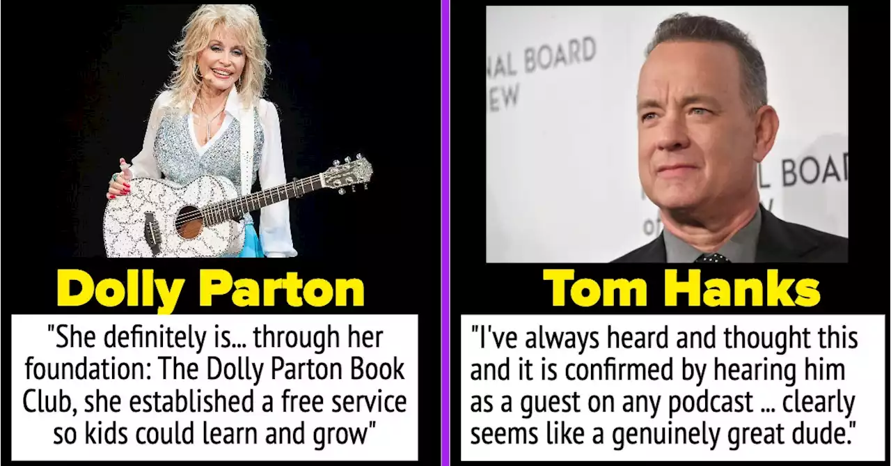 People Are Sharing The Popular Celebs They Think Are Genuinely Good People