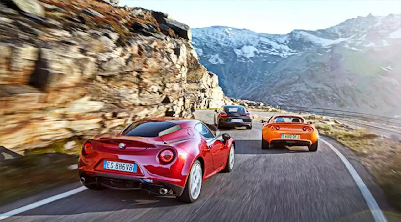 Alfa Romeo 4C vs Lotus Elise S vs Porsche Cayman (2014) review