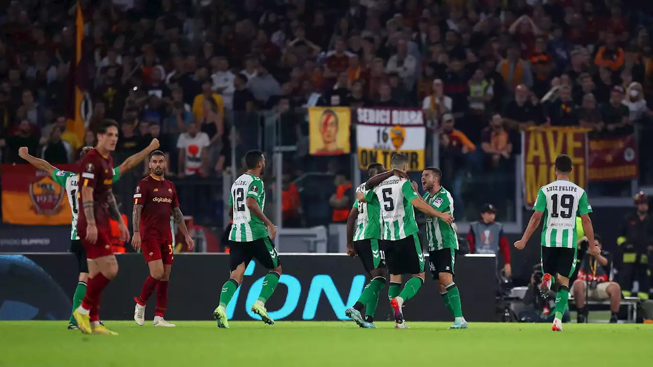 Roma-Betis 1-2: spagnoli in rimonta, secondo k.o per i giallorossi | Goal.com Italia