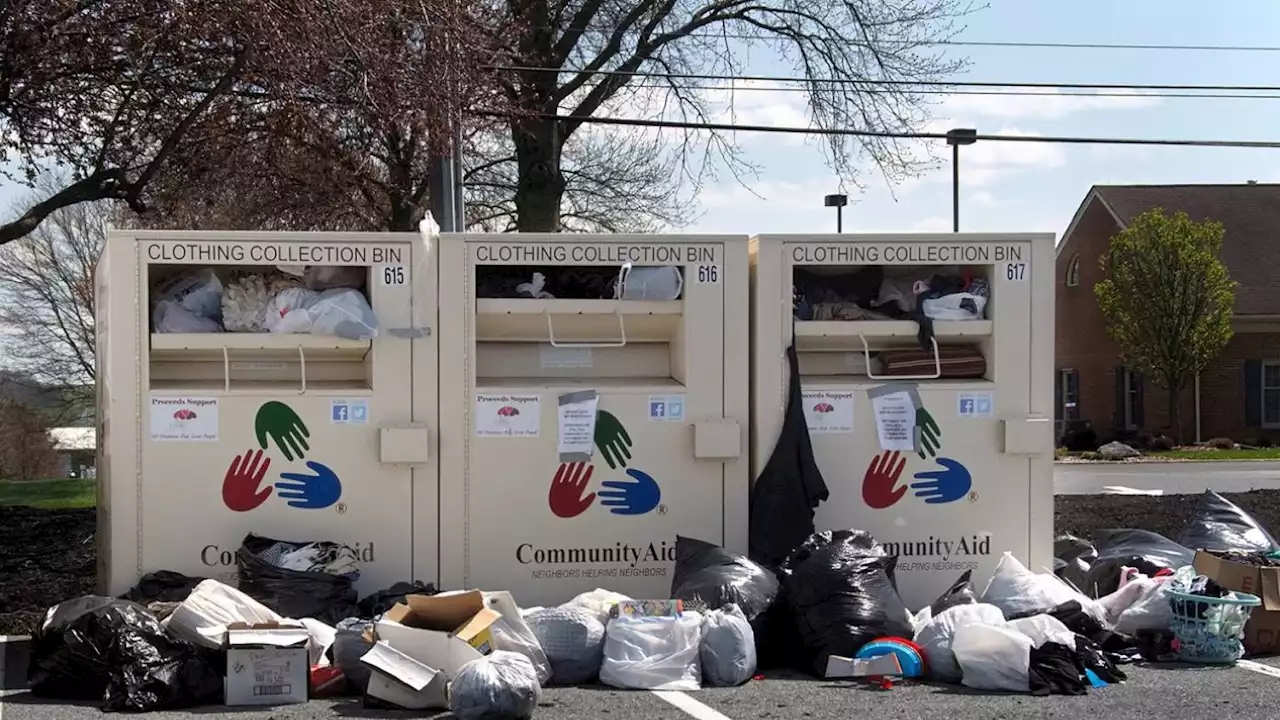 California woman, 61, dies after getting trapped in clothing donation box