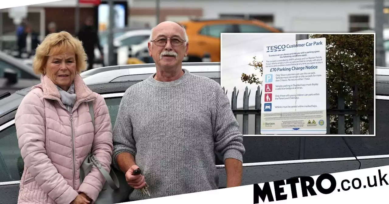 Couple fined because it took them two hours to get out of Tesco car park