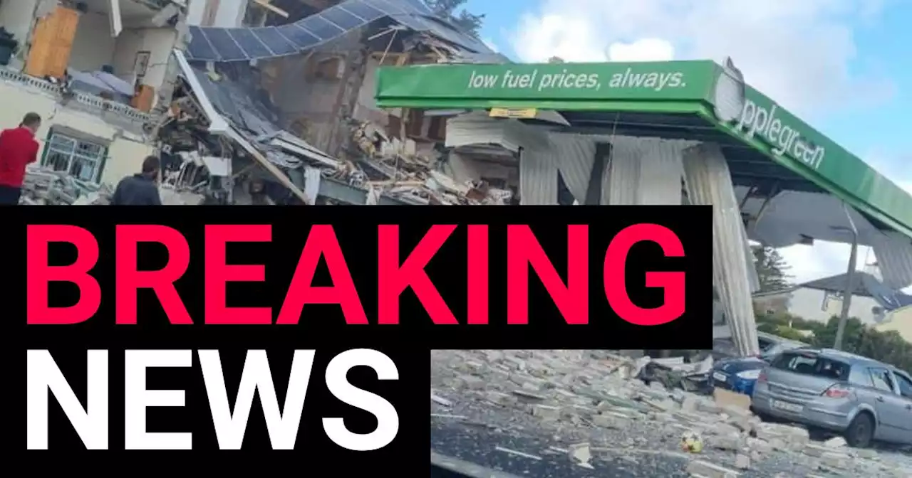 Petrol station and homes ripped apart in massive explosion