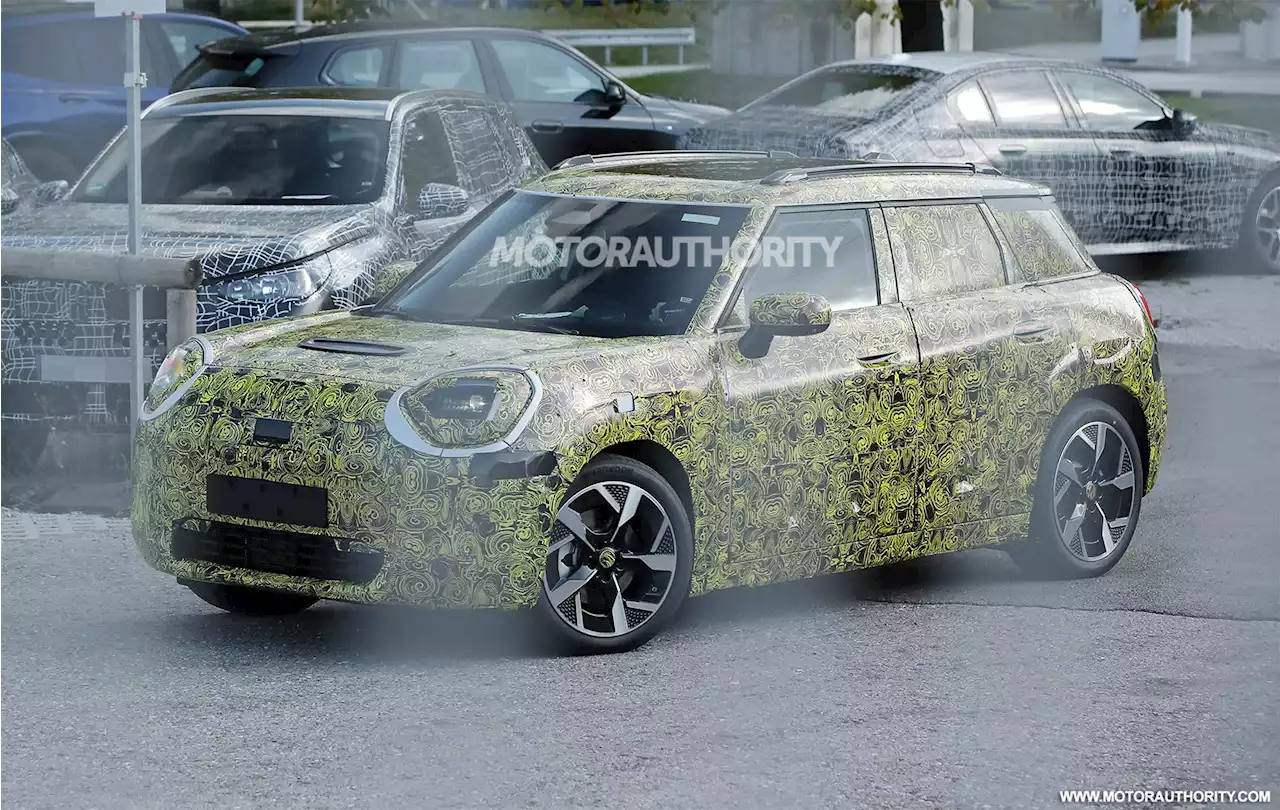 2025 Mini Aceman spy shots: New electric crossover spotted