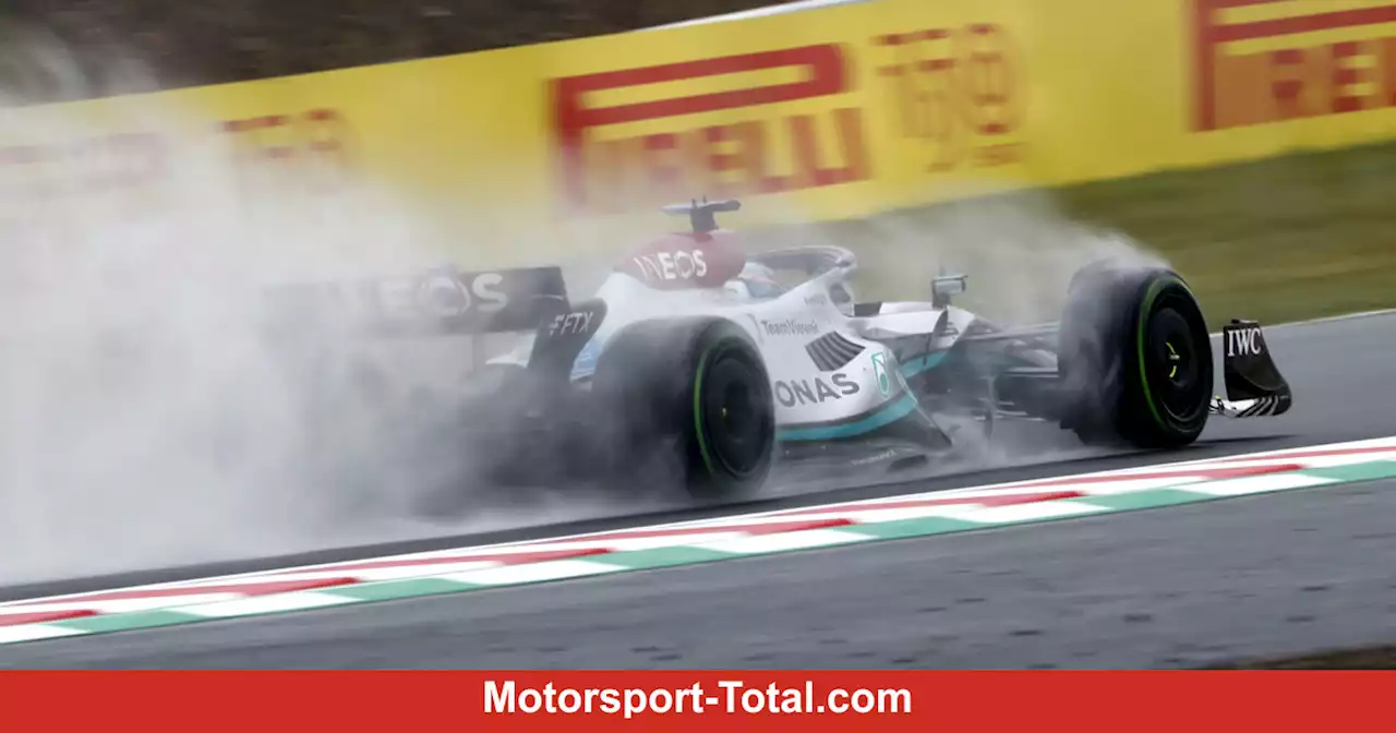 F1-Training Suzuka: Mercedes mit Bestzeit am Regen-Freitag