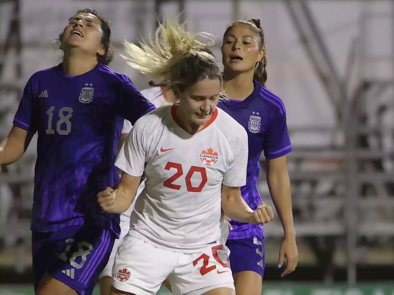 Canadian women's national team takes lumps in exhibition win against Argentina