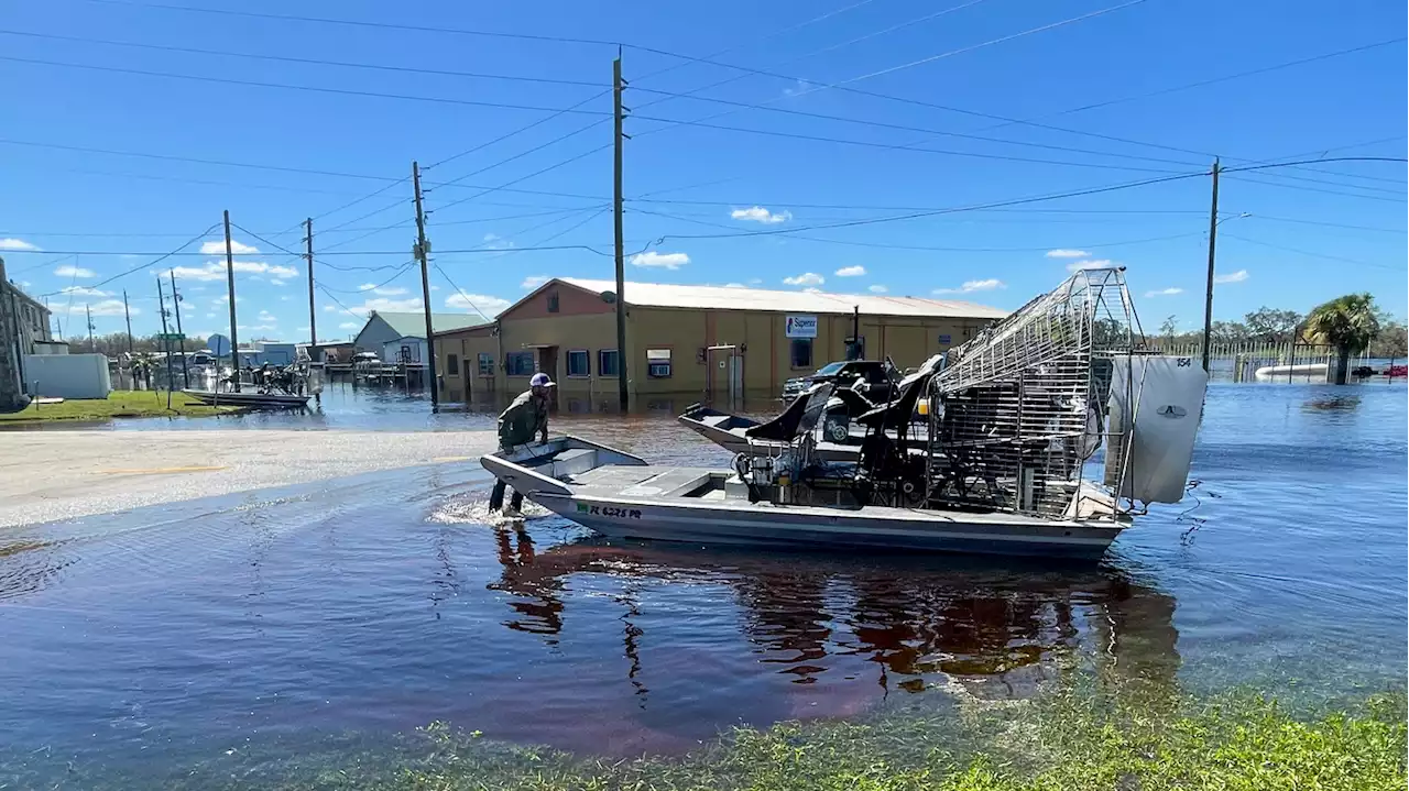 When flooding from Ian trapped one Florida town, an airboat navy came to the rescue