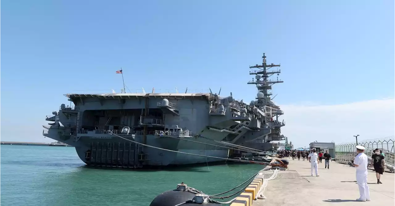 South Korea, U.S. stage drills with aircraft carrier after North Korean missile launches