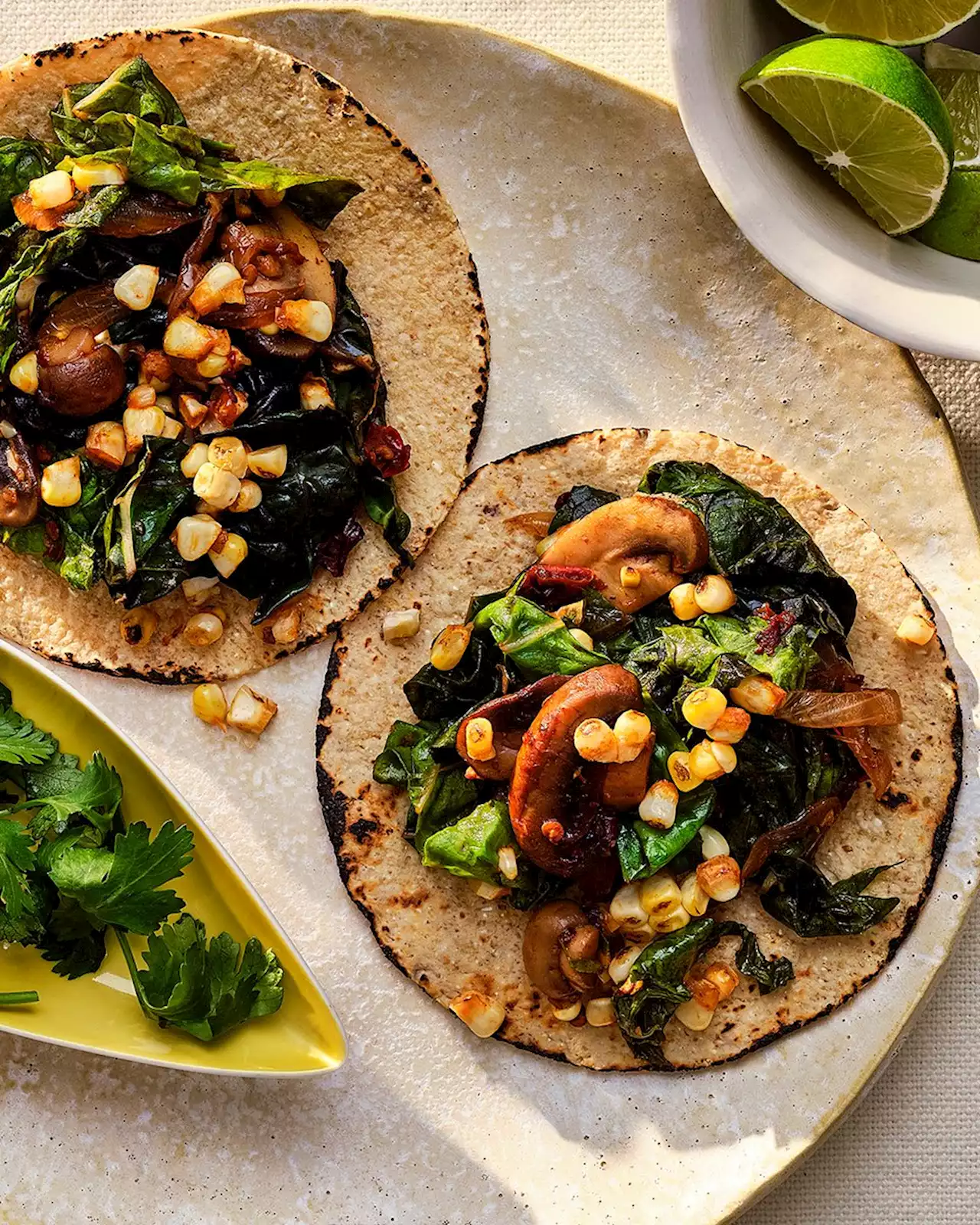 Swiss Chard and Chipotle Tacos