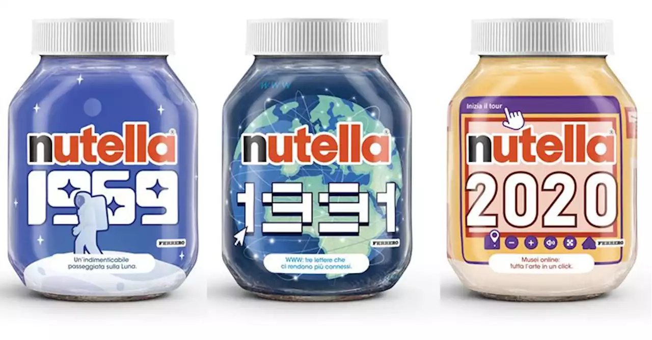 Nutella, una limited edition racconta sui vasetti la storia dal 1964 a oggi