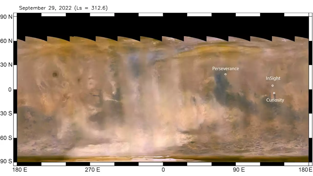 Massive Mars dust storm threatens NASA's InSight lander