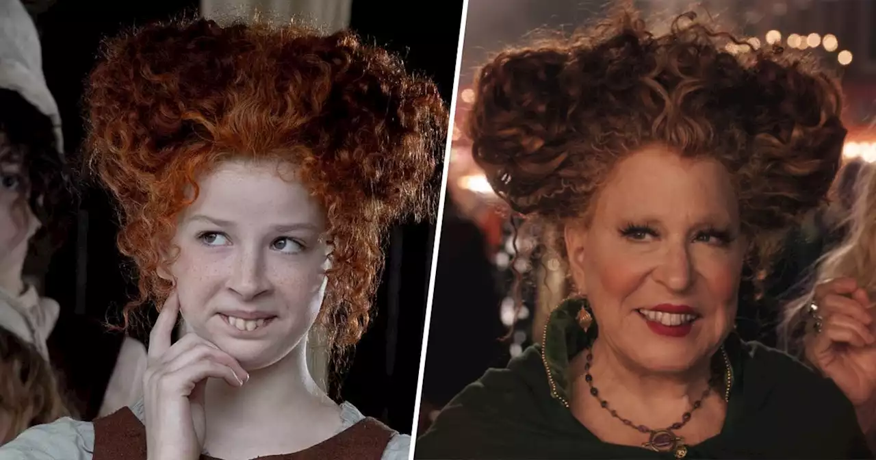 What Bette Midler told the actor playing young Winifred in 'Hocus Pocus 2'