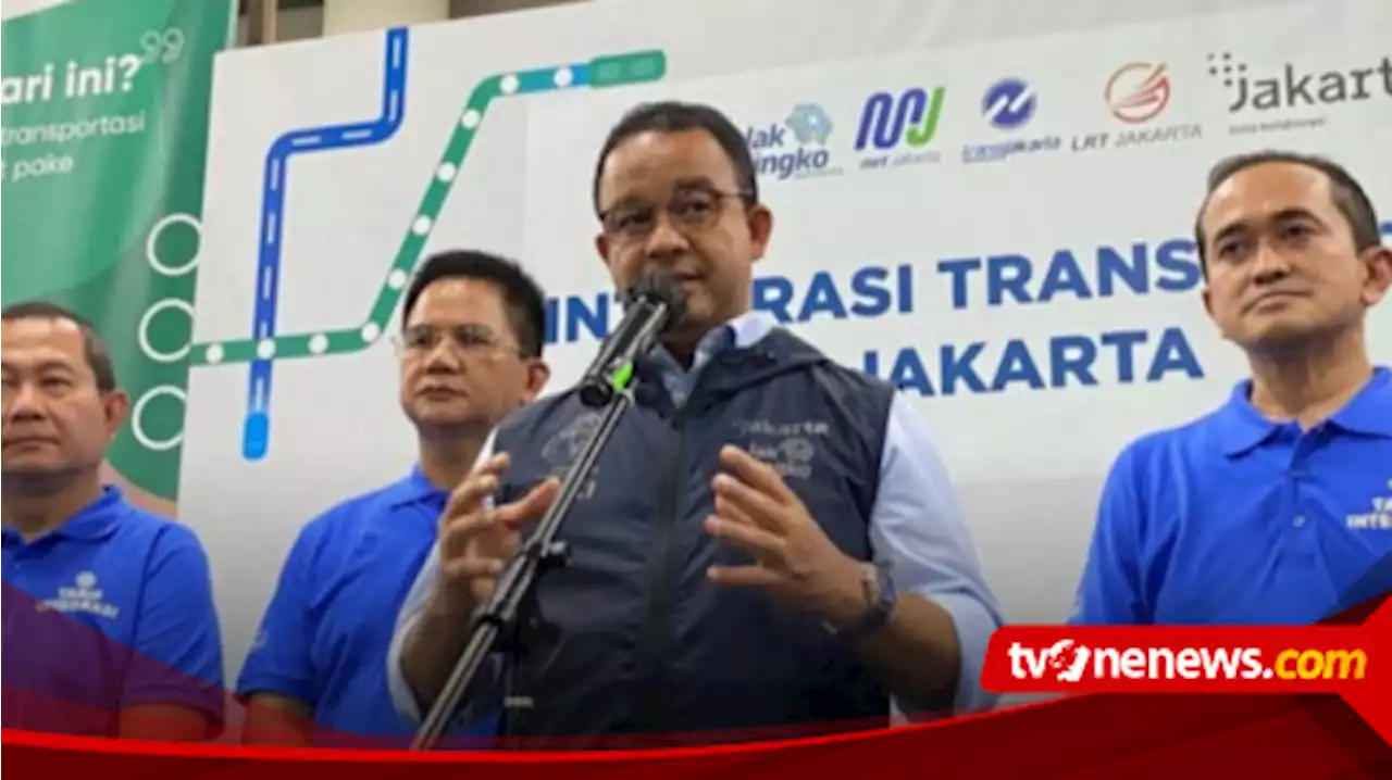 Anies Baswedan Dinobatkan Sebagai Bapak Integrasi Transportasi Jakarta oleh Dishub DKI