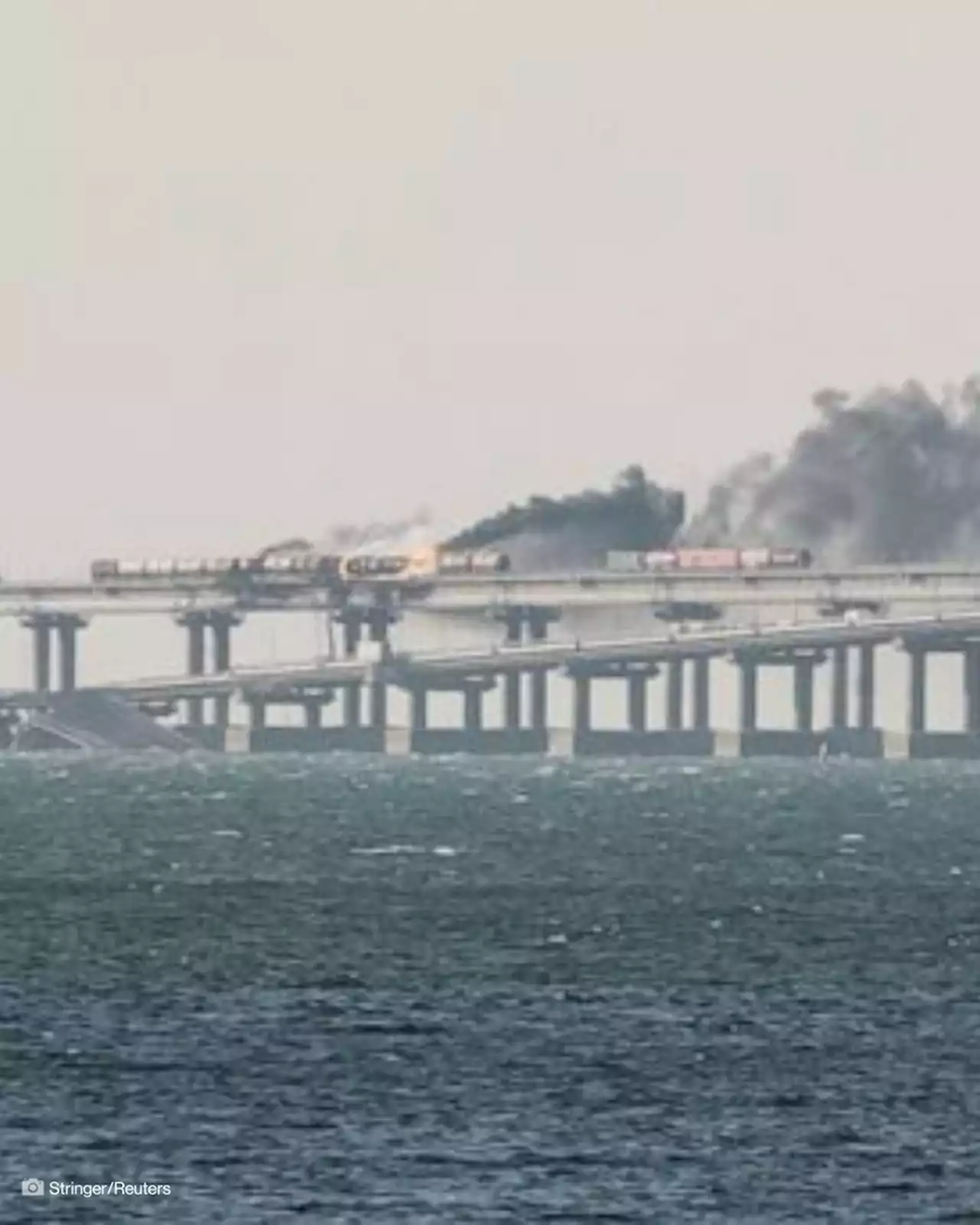 Russia-Ukraine live updates: Crimea bridge has 'gone down,' Ukraine says