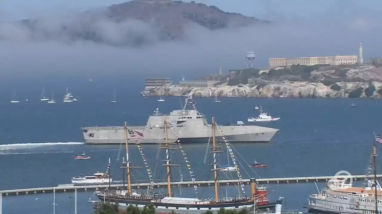 VIDEO: Watch Parade of Ships float through SF Bay for Fleet Week 2022