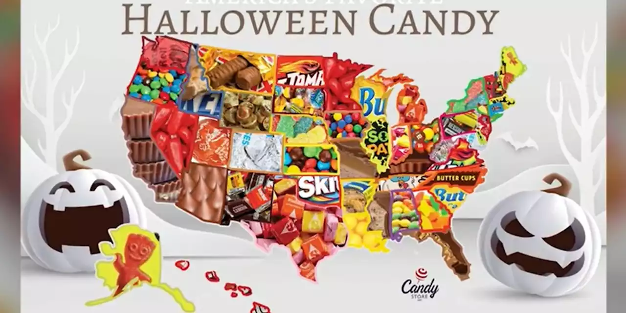 This interactive map shows the country’s favorite Halloween candy by state