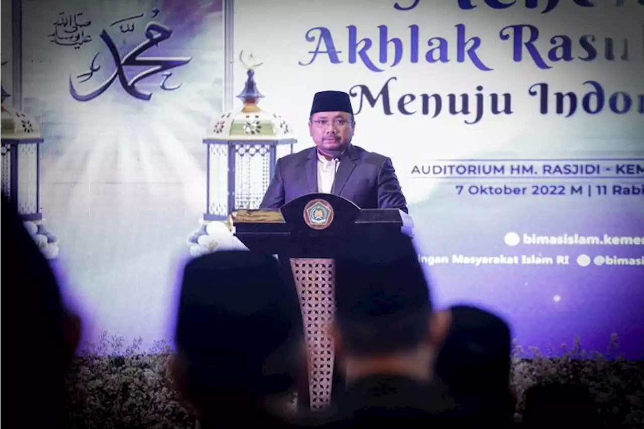 Menag ajak umat teladani Rasulullah dalam membangun kerukunan