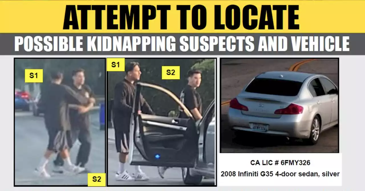 Authorities seeking kidnapping victim, suspects in Pasadena