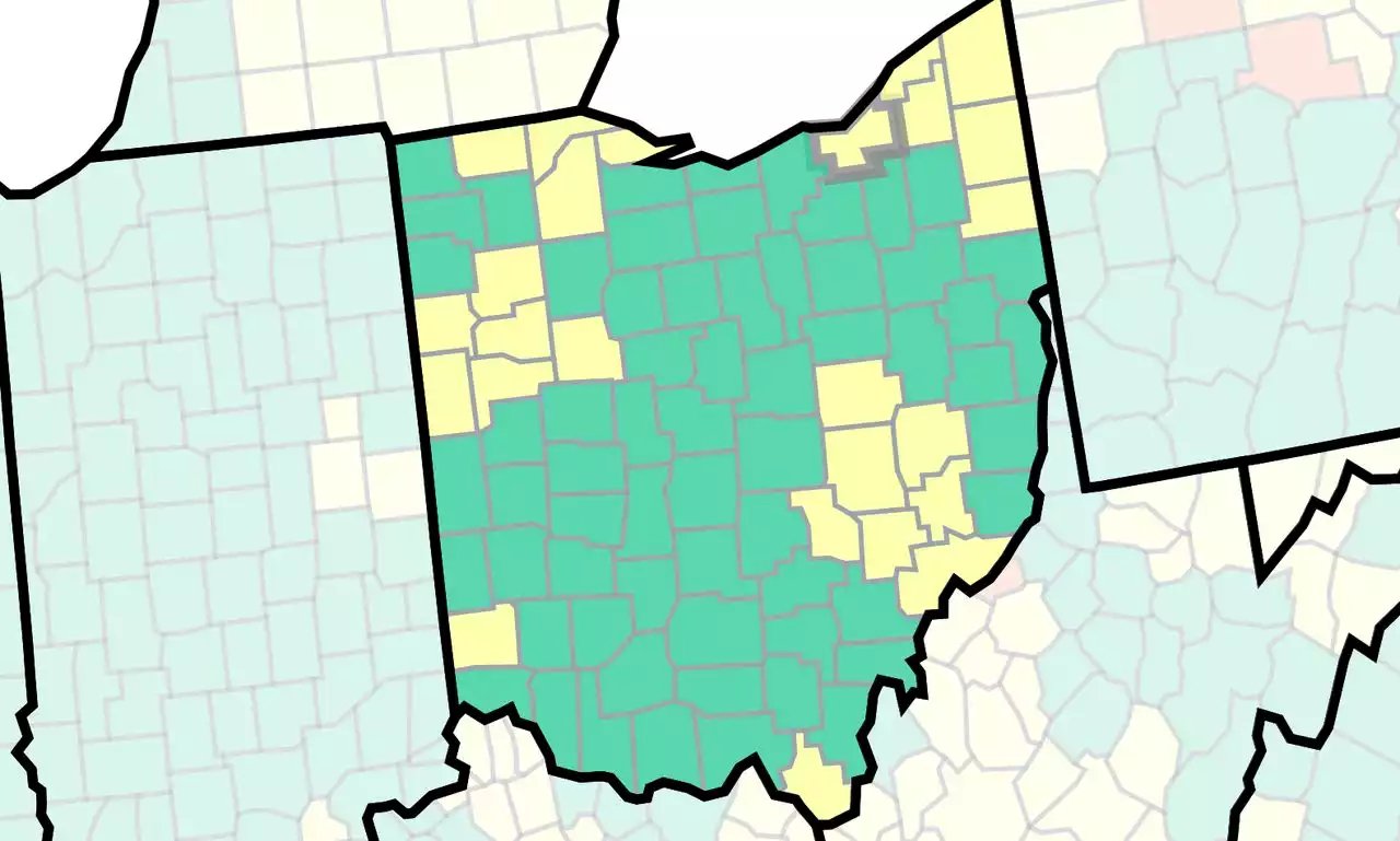 Greater Cleveland counties improve to low, medium COVID-19 spread; CDC map for Oct. 6