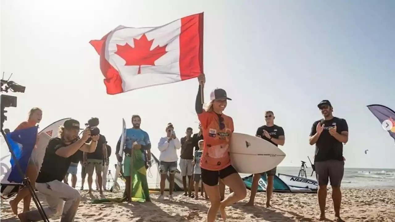 'Best feeling': Vancouver Island woman wins 2nd place at world kite-surfing competition