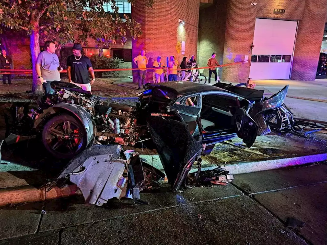 Two Lamborghini drivers involved in fiery crash in Denver