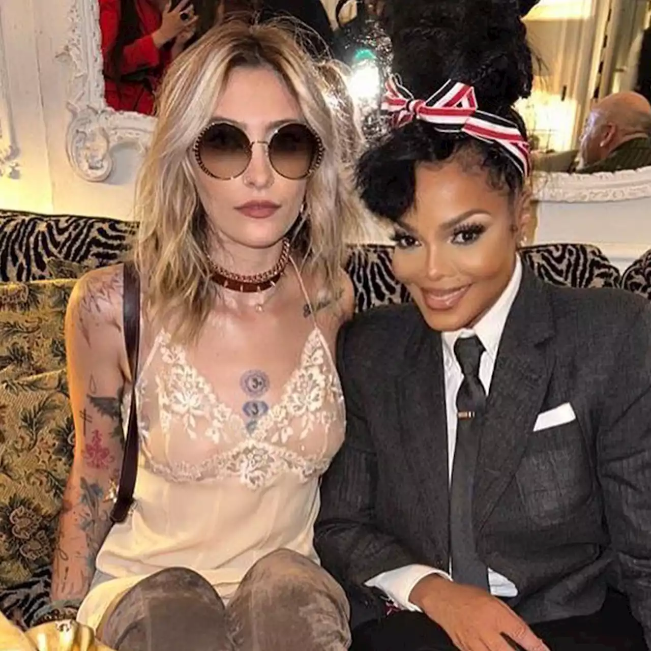 Paris Jackson and Aunt Janet Jackson Appear Together in Rare Photo - E! Online