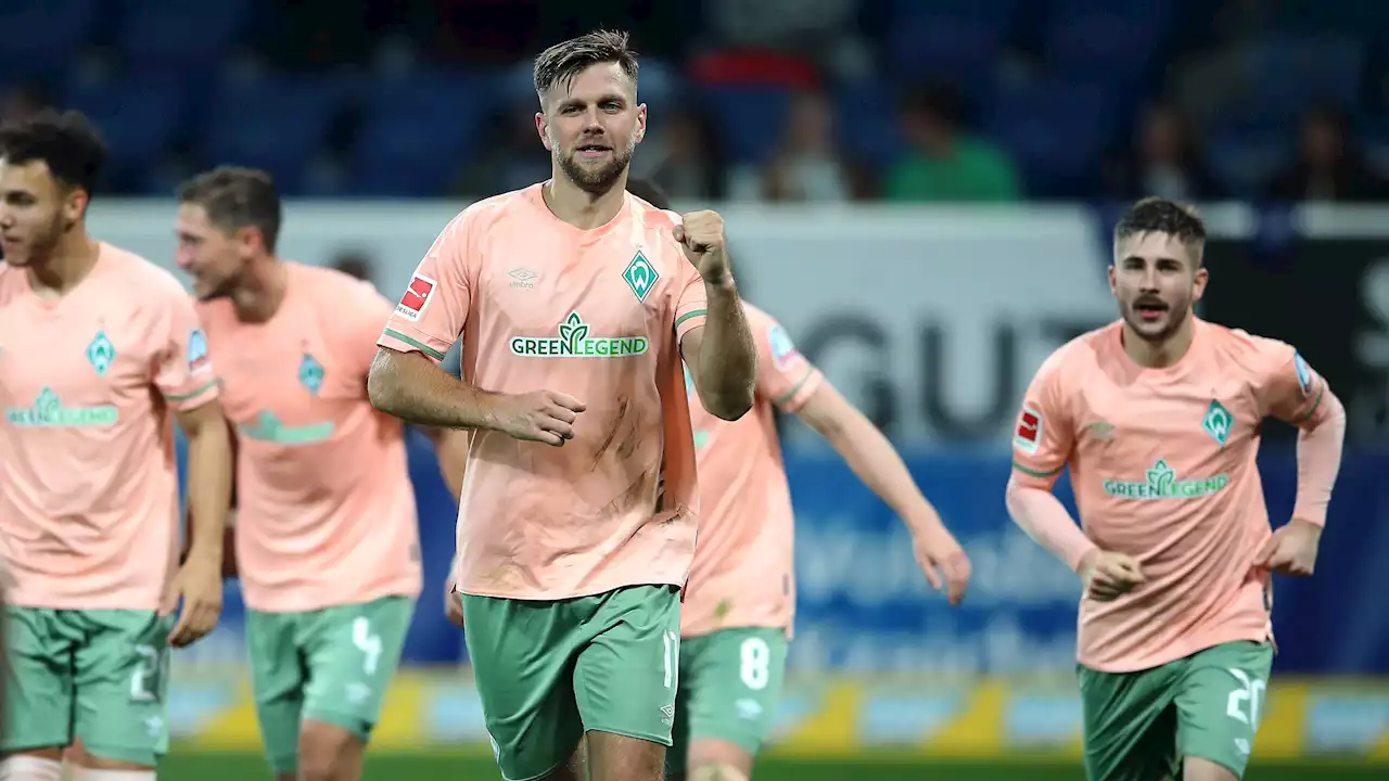 Niclas Füllkrug - Werder-Torjäger betreibt Eigenwerbung vor den Augen von Hansi Flick: 'Ist der beste Stürmer der Liga'