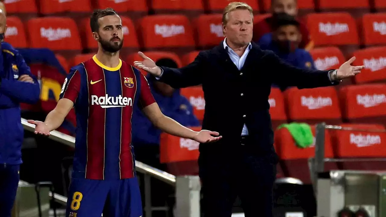 Miralem Pjanic cartonne Ronald Koeman et encense Xavi Hernandez