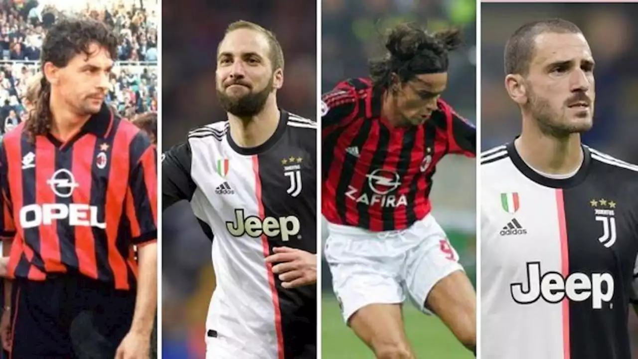 Juve-Milan, da Baggio a Higuain: quanti doppi ex. I trasferimenti più discussi- Video Gazzetta.it