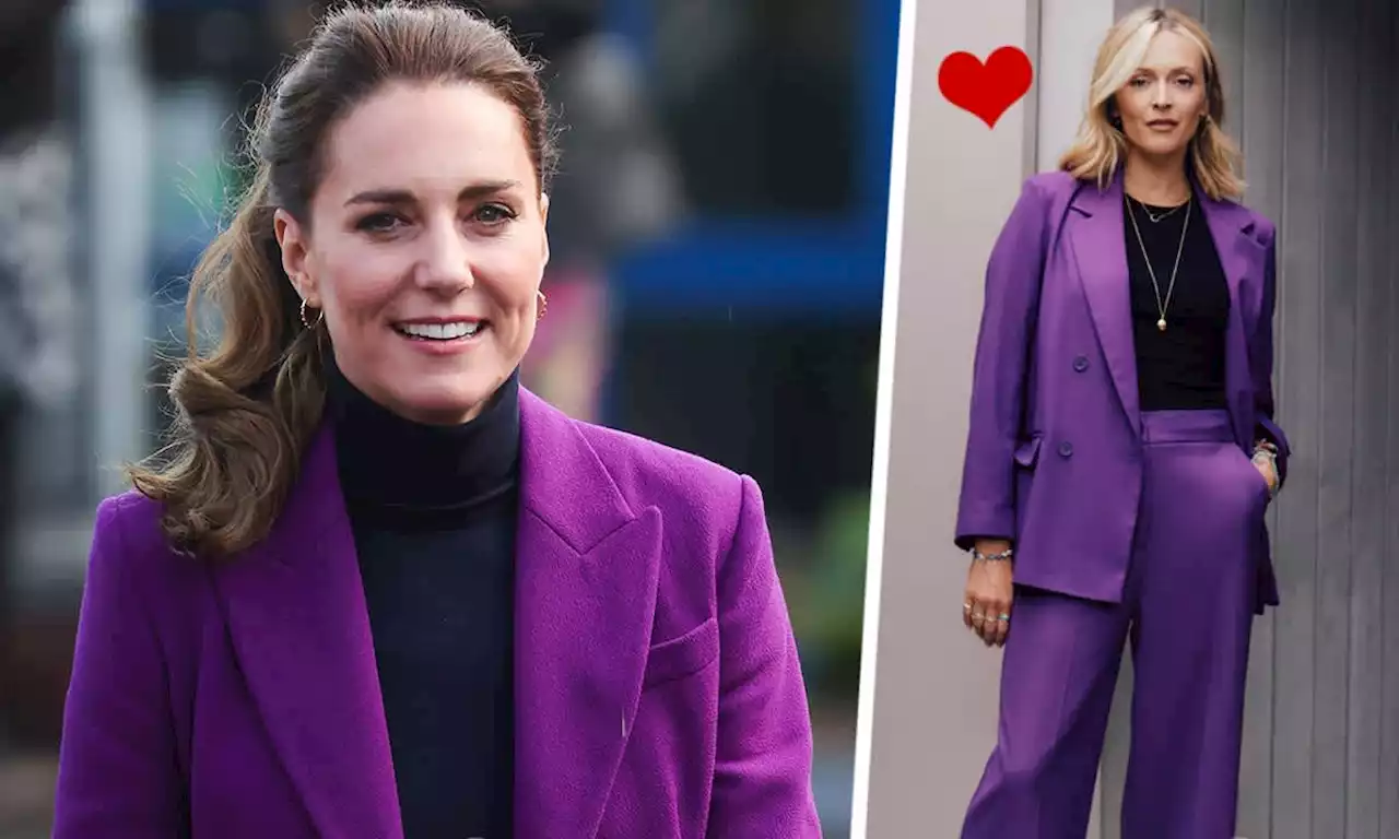 Fearne Cotton’s new purple suit is giving us major Princess Kate vibes