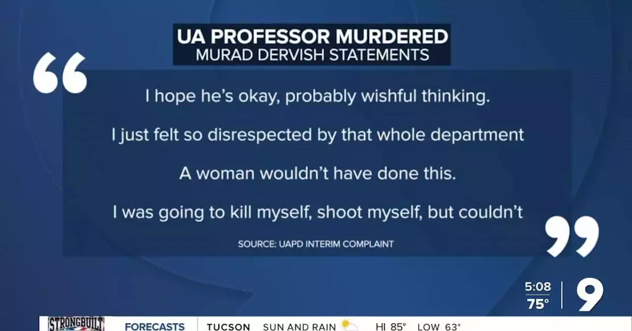 UA Murder Suspect: “I just felt so disrespected”