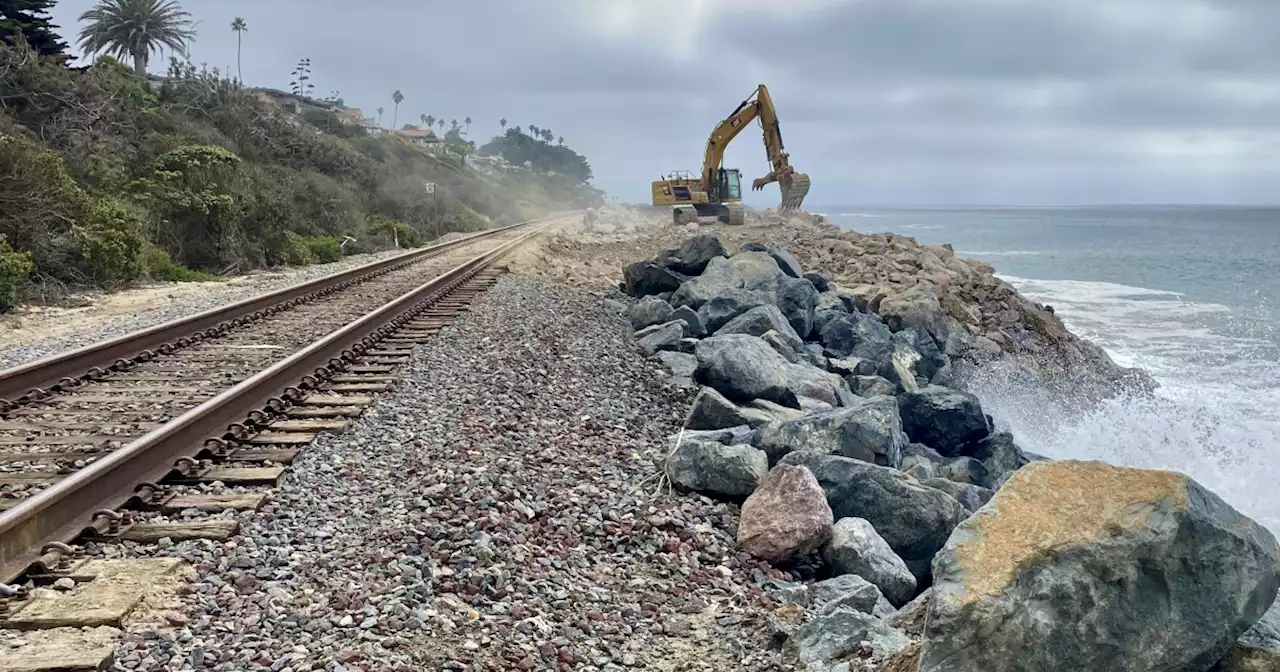 A Reckoning With Mother Nature In South OC As Coastal Train Travel Is Suspended