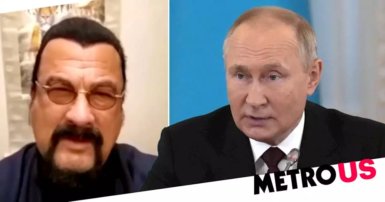 Steven Seagal sends birthday wishes to President Vladimir Putin as he turns 70