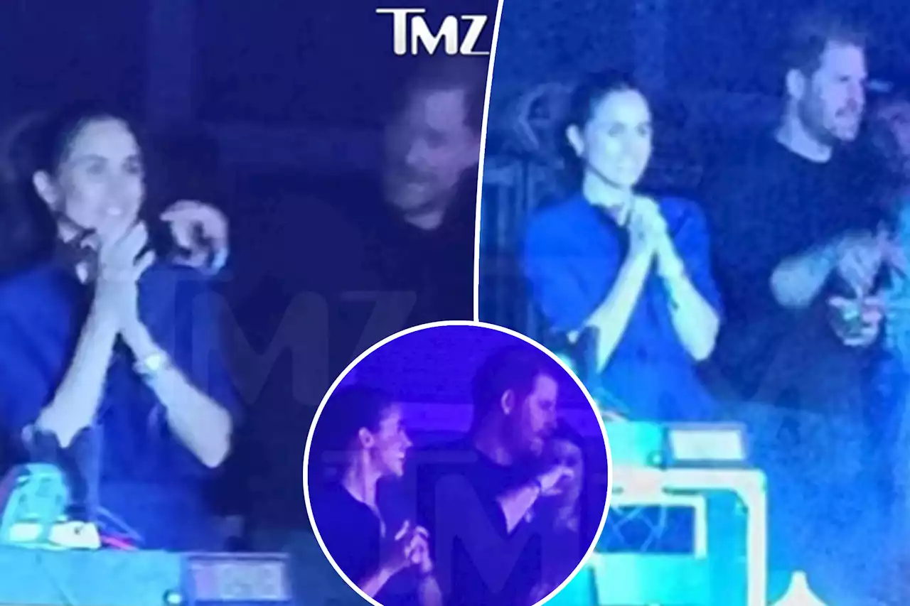 Prince Harry and Meghan Markle show PDA on date at Jack Johnson concert