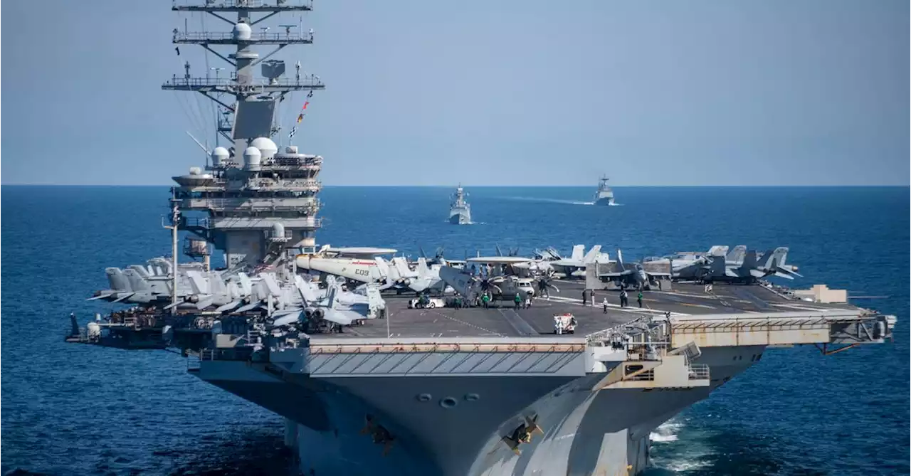 Japan, U.S. conduct joint drill involving aircraft carrier