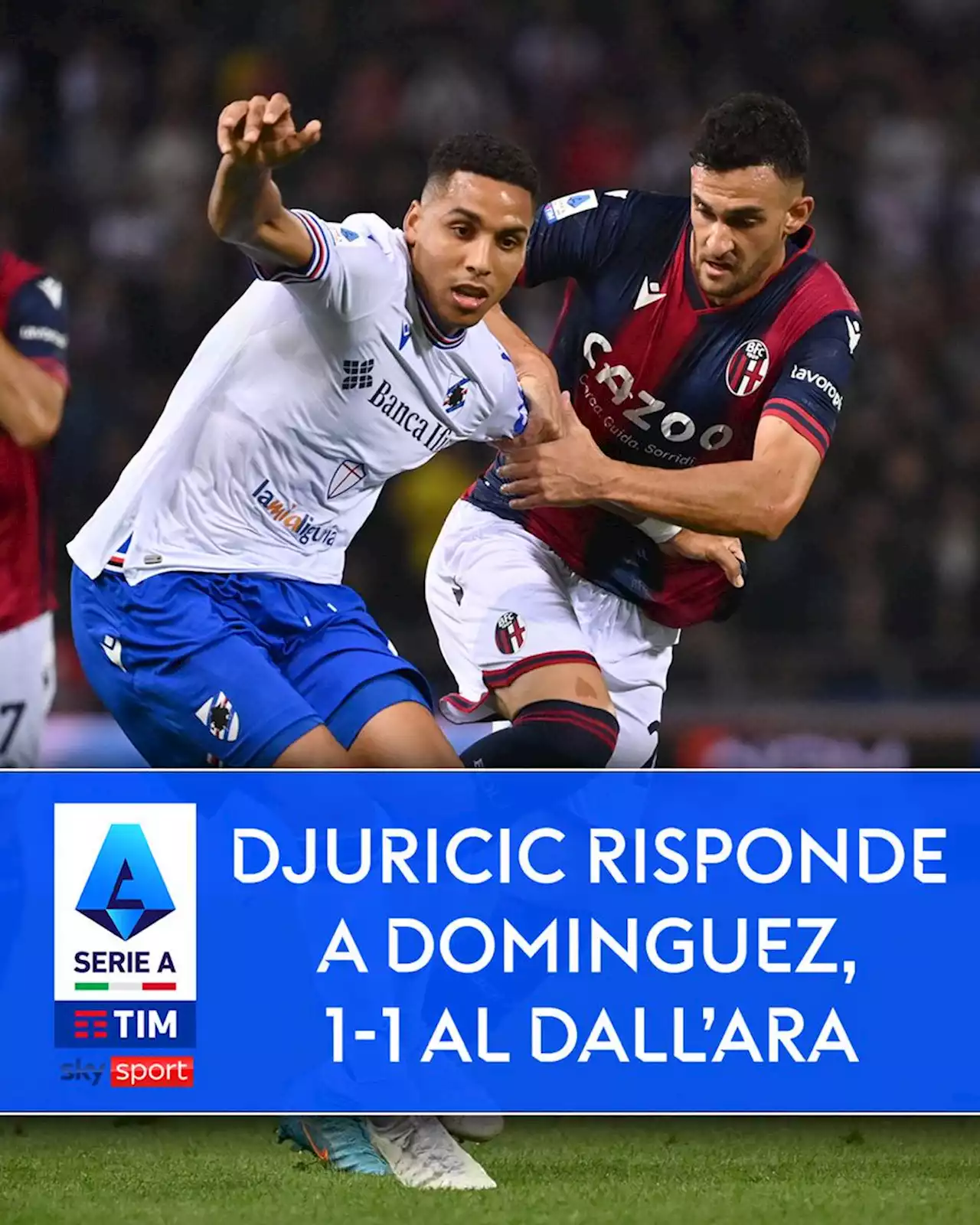 Bologna-Sampdoria LIVE