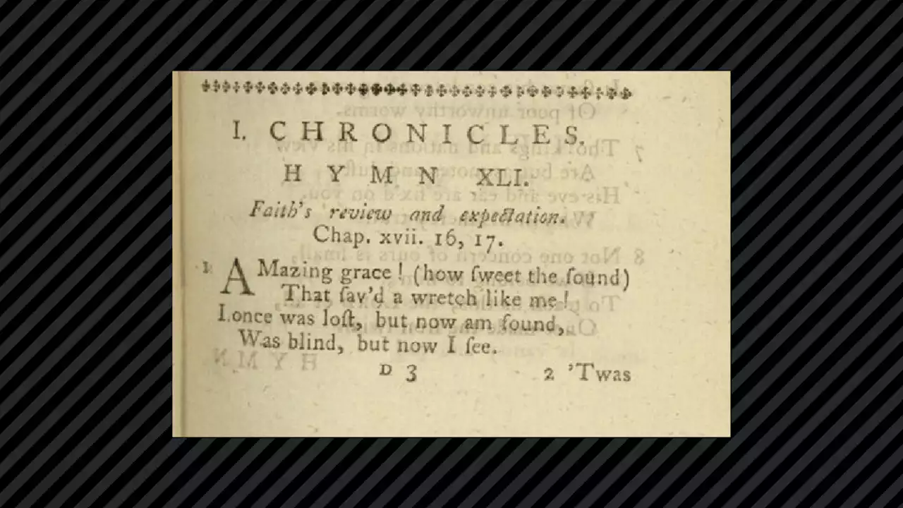 Was the Hymn 'Amazing Grace' Penned By a Slave Trader?