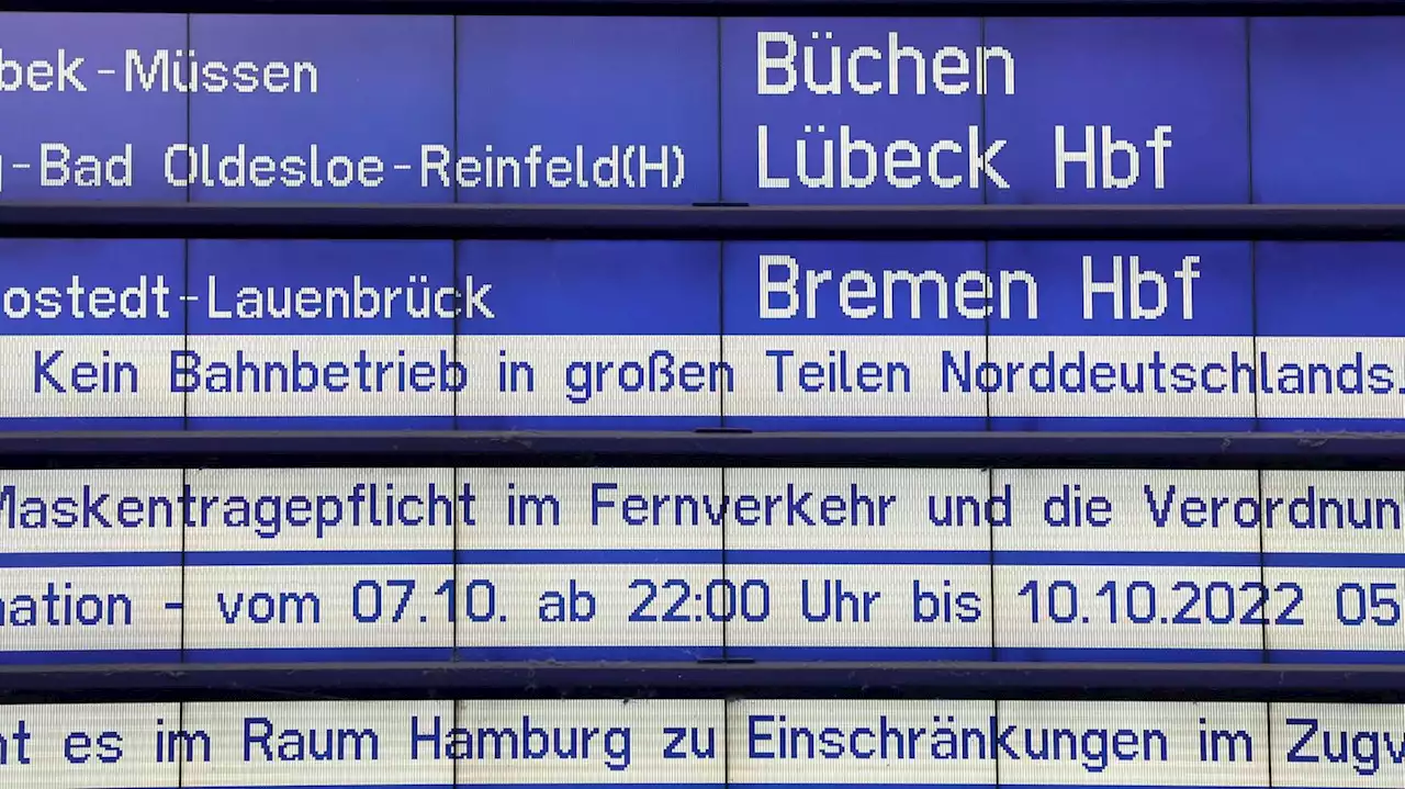 +++ Eilmeldung +++ Sabotage an Kabeln war Ursache für Zugausfälle bei der Deutschen Bahn