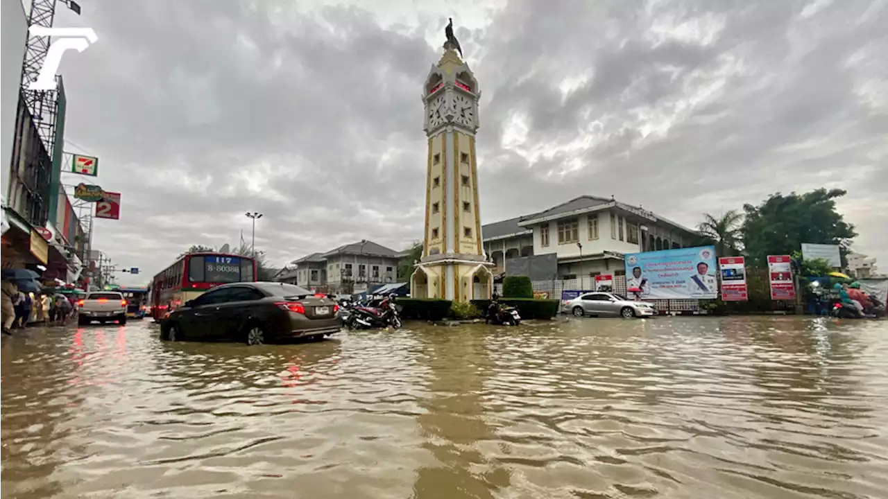 น้ำเจ้าพระยาล้น ปากเกร็ดจม ผู้ว่าจังหวัดนนท์ประกาศเขตภัยพิบัติ (คลิป)