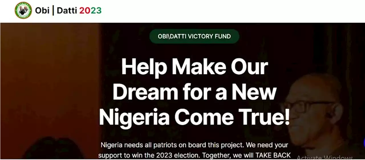 Obi unveils campaign website, seeks donations from supporters | TheCable