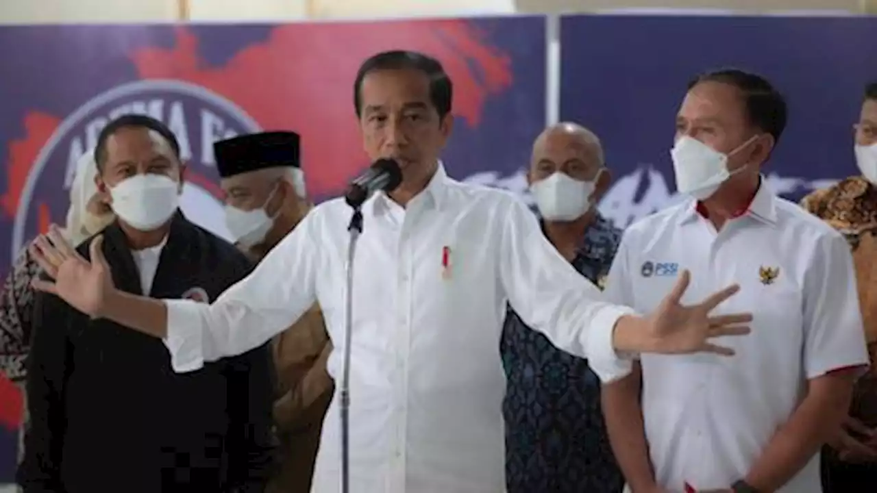 'Thank God, Indonesian football is not sanctioned' - Joko Widodo