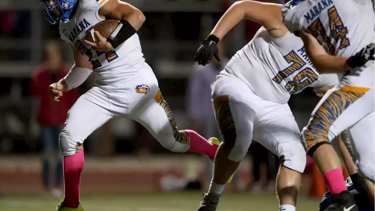 Photos: Marana outlasts Cienega in high school football game