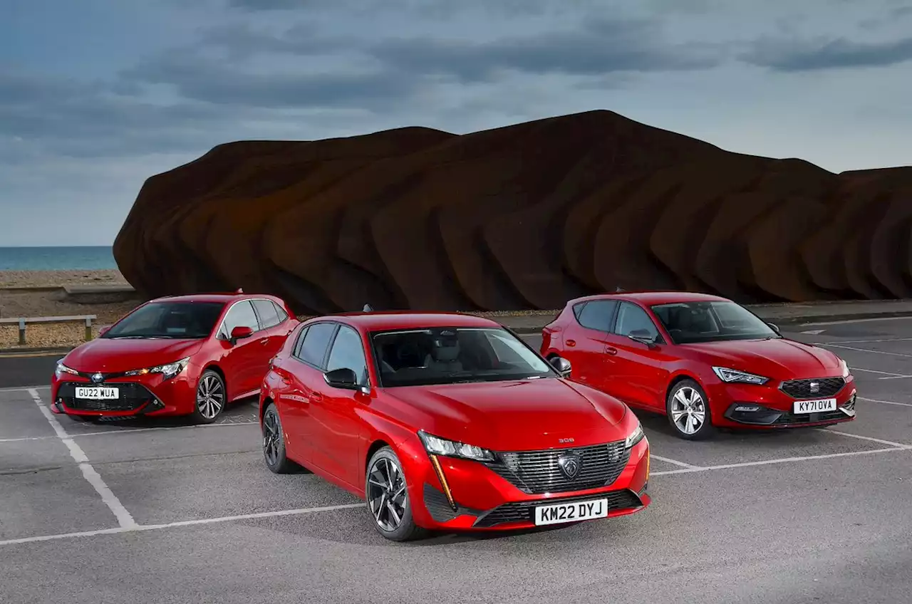 New Peugeot 308 vs Seat Leon vs Toyota Corolla